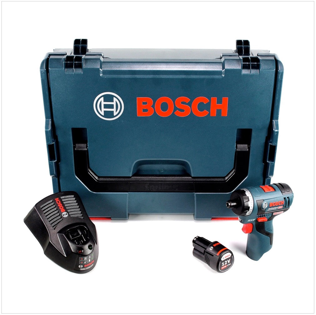 Bosch GSR 12V-20 HX Professional Akku Bohrschrauber + 1x GBA 12V 2,5 Ah Akku und GAL 1230 Ladegerät in L-Boxx - Toolbrothers