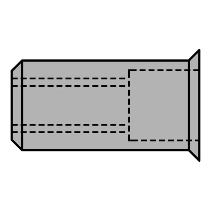 GESIPA Blindnietmutter Nietschaft d x l 9 x 15,5 mm M6 ( 4000813791 )