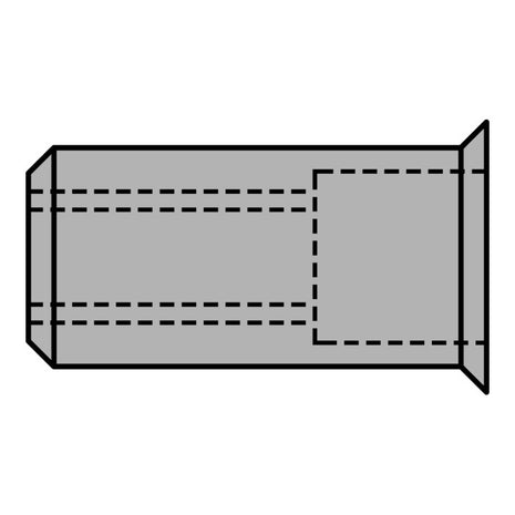 GESIPA écrou à rivets aveugles tige de rivet dxl 9 x 15,5 mm M6 (4000813791)