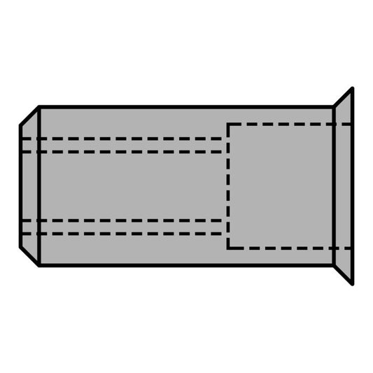 GESIPA écrou à rivets aveugles tige de rivet dxl 9 x 15,5 mm M6 (4000813791)