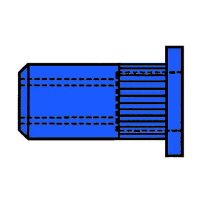 GESIPA Blindnietmutter Nietschaft d x l 7 x 11,5 mm M5 ( 4000813528 )