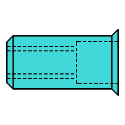 GESIPA Blindnietmutter Nietschaft d x l 7 x 12,5 mm M5 ( 4000813797 )