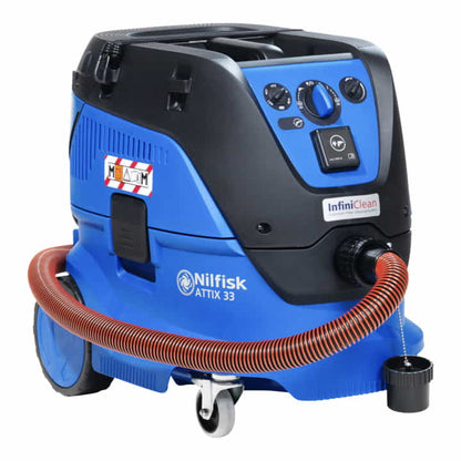 Aspirateur de sécurité NILFISK ATTIX 33-2M IC BG Bau 1400 W 4500 l/min 250 mbar (4000897234)