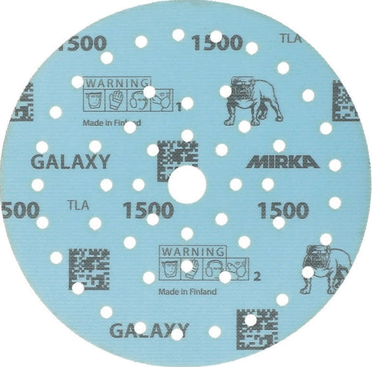 Disque abrasif adhésif MIRKA GALAXY Grip Multifit 150 mm grain 1500 (4000845353)