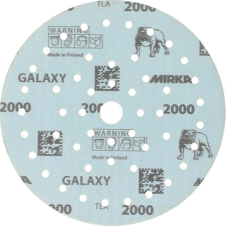 Disque abrasif adhésif MIRKA GALAXY Grip Multifit 150 mm grain 2000 (4000845354)