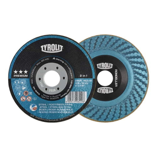 Disque abrasif TYROLIT RONDELLER® D125xSmm grain 24 (4000845222)