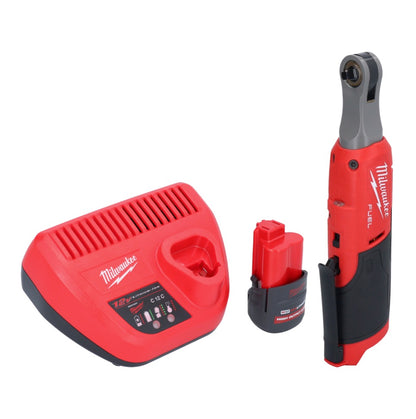 Cliquet à batterie Milwaukee M12 FHIR14-251 12 V 47 Nm 1/4" brushless + 1x batterie 2,5 Ah + chargeur