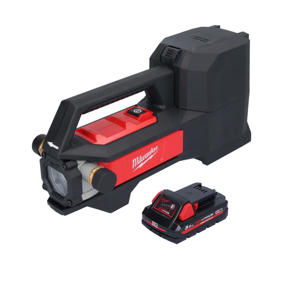 Milwaukee M18 BTP-301 Akku Transferpumpe 18 V 1817 l/h + 1x Akku 3,0 Ah - ohne Ladegerät