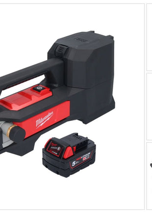 Pompe de transfert de batterie Milwaukee M18 BTP-501 18 V 1817 l/h + 1x batterie 5,0 Ah - sans chargeur