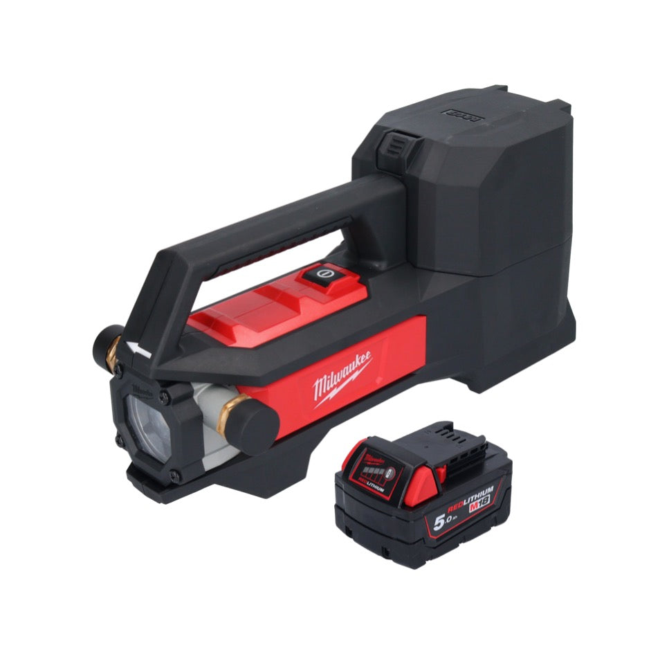 Milwaukee M18 BTP-501 Akku Transferpumpe 18 V 1817 l/h + 1x Akku 5,0 Ah - ohne Ladegerät