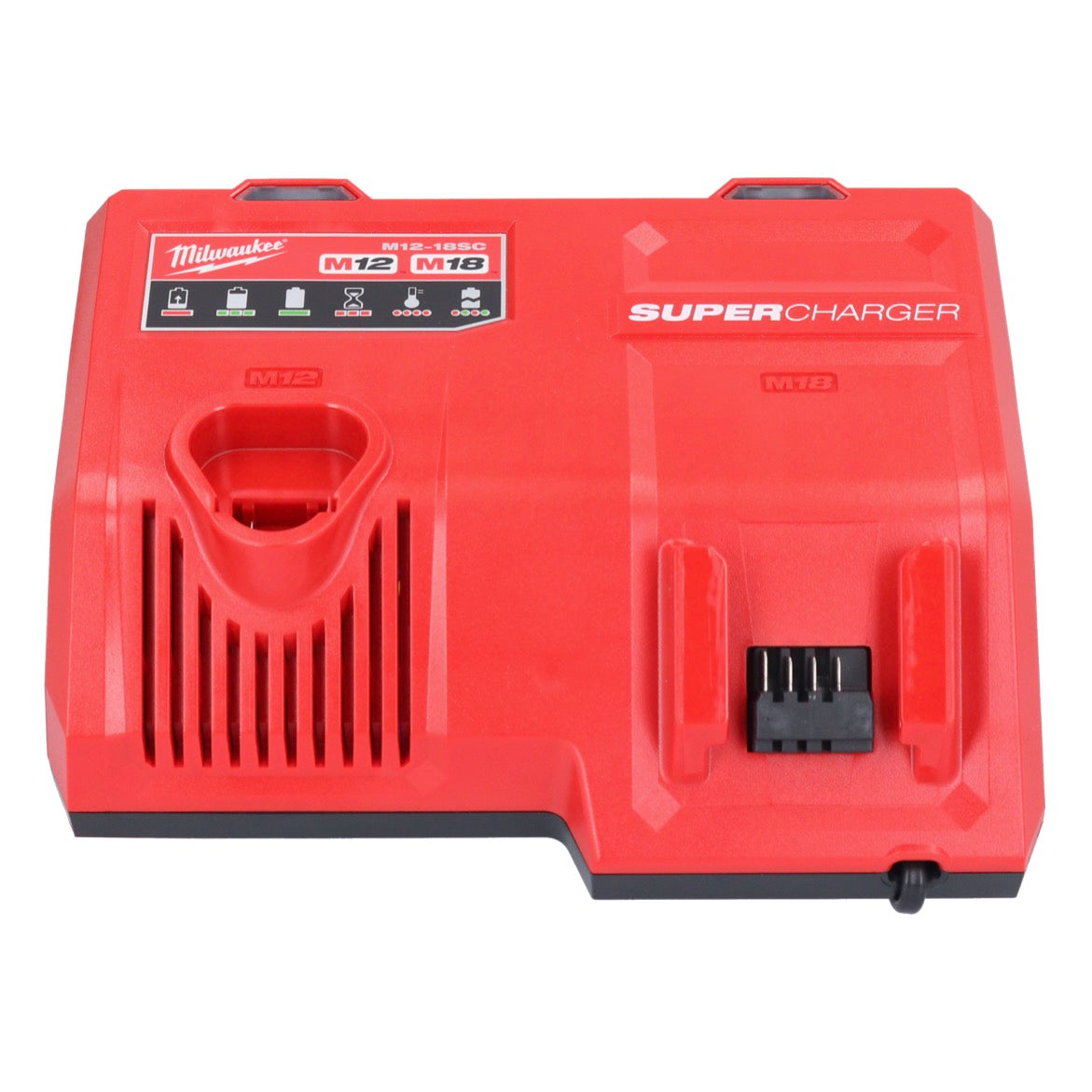 Milwaukee M12-18SC Schnellladegerät 12 V / 18 V 13,5 Ampere ( 4932471735 ) für Li-Ion Akkus