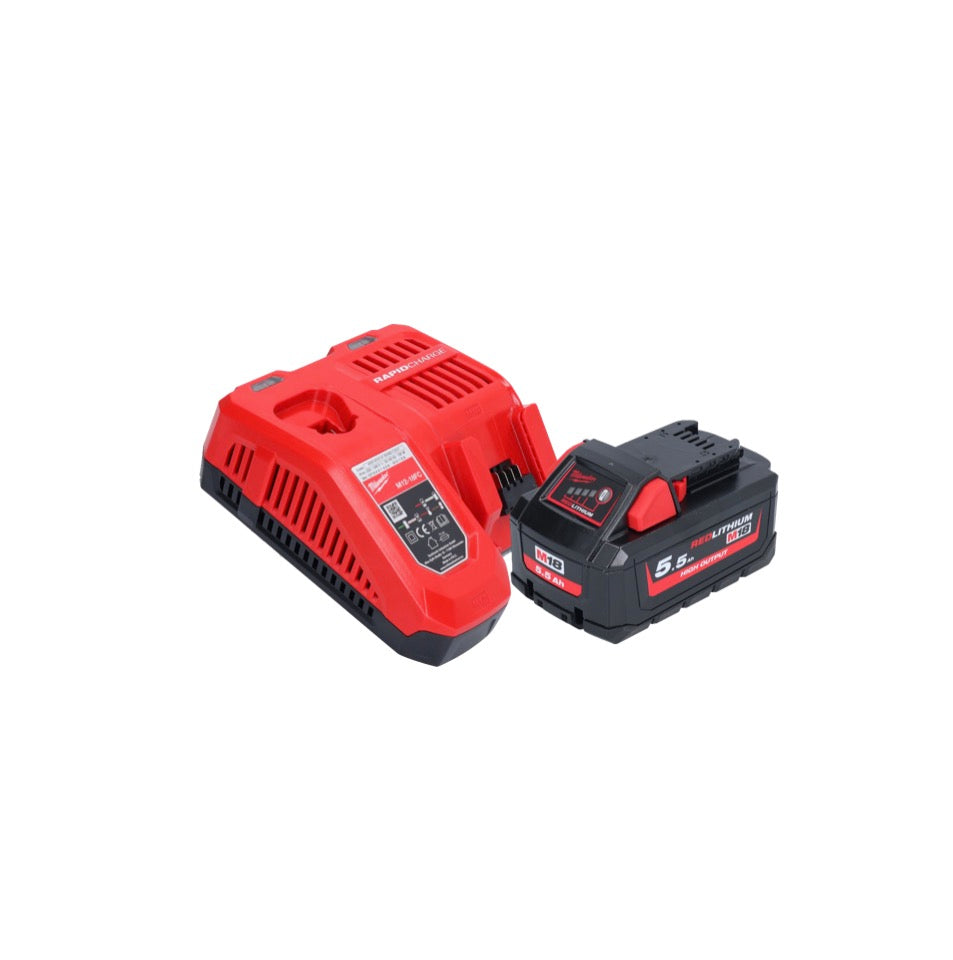 Milwaukee M18 BTP-551 Akku Transferpumpe 18 V 1817 l/h + 1x Akku 5,5 Ah + Ladegerät