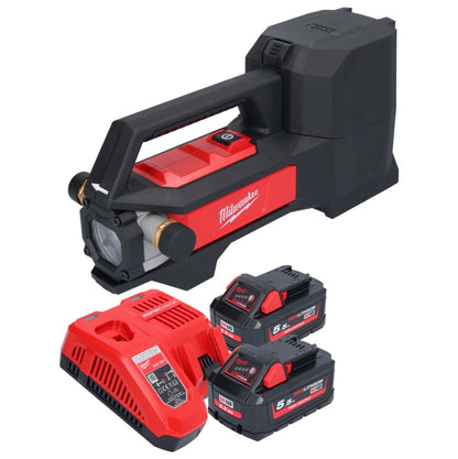 Pompe de transfert de batterie Milwaukee M18 BTP-552 18 V 1817 l/h + 2x batteries 5,5 Ah + chargeur