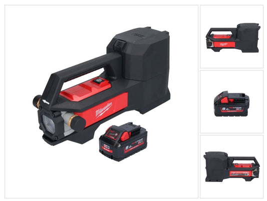 Pompe de transfert de batterie Milwaukee M18 BTP-801 18 V 1817 l/h + 1x batterie 8,0 Ah - sans chargeur