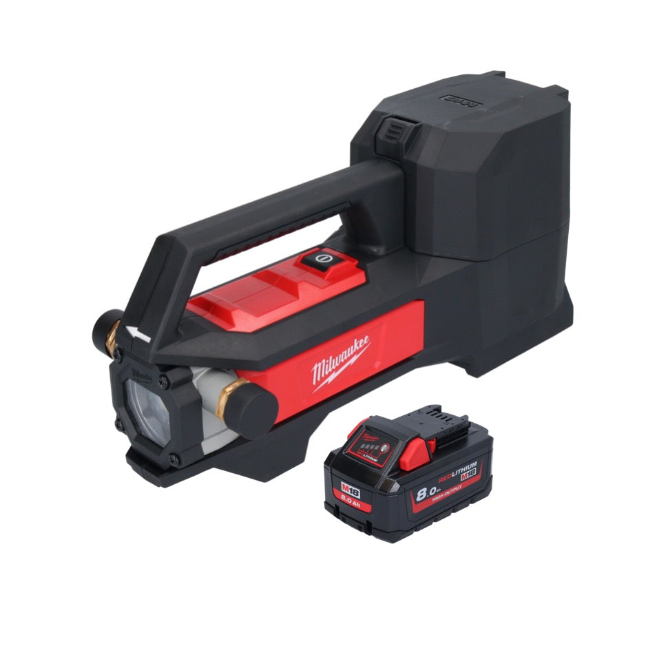 Pompe de transfert de batterie Milwaukee M18 BTP-801 18 V 1817 l/h + 1x batterie 8,0 Ah - sans chargeur