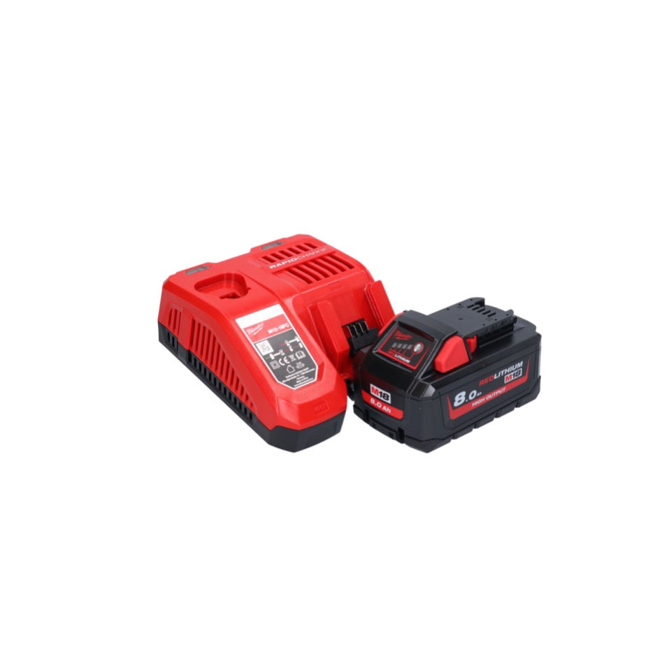 Milwaukee M18 BTP-801 Akku Transferpumpe 18 V 1817 l/h + 1x Akku 8,0 Ah + Ladegerät