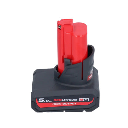 Appareil de nettoyage de tuyaux sur batterie Milwaukee M12 BDC8-501C 12 V + 1x batterie 5,0 Ah + spirale + seau - sans chargeur