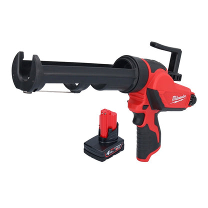 Milwaukee M12 PCG/310-401 Akku Kartuschenpresse 12 V 310 ml + 1x Akku 4,0 Ah - ohne Ladegerät