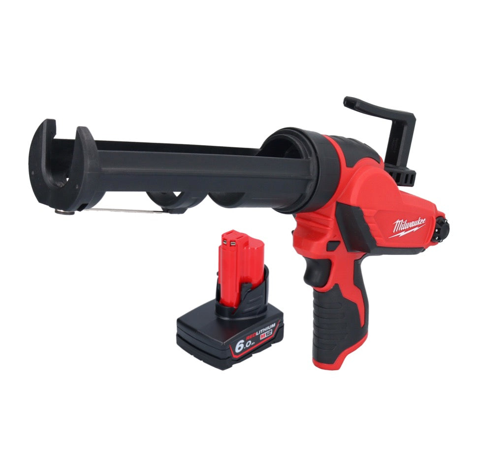 Pistolet à cartouche sans fil Milwaukee M12 PCG/310-601 12 V 310 ml + 1x batterie 6,0 Ah - sans chargeur