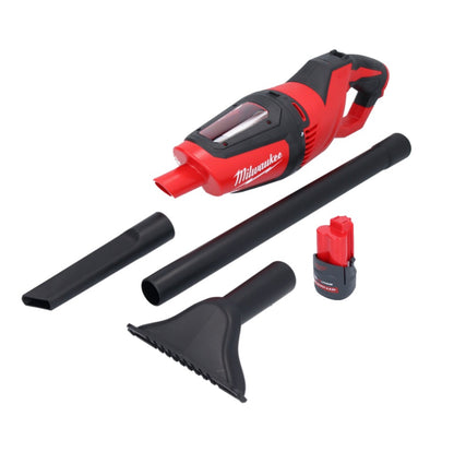 Milwaukee M12 HV-251 Akku Staubsauger 12 V + 1x Akku 2,5 Ah - ohne Ladegerät