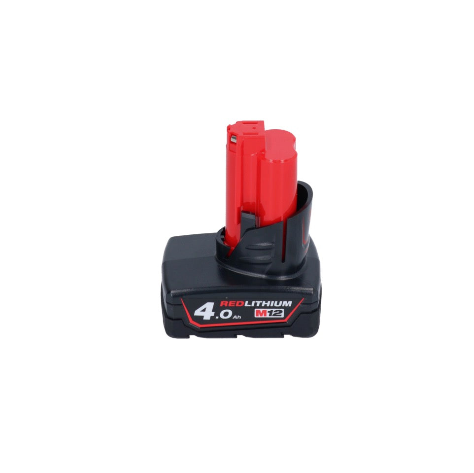 Milwaukee M12 HV-401 Akku Staubsauger 12 V + 1x Akku 4,0 Ah - ohne Ladegerät