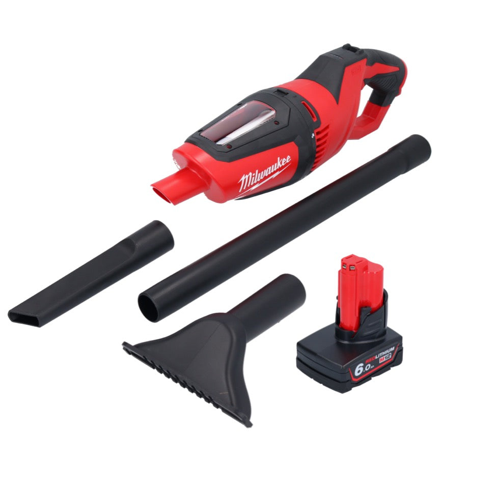 Aspirateur sans fil Milwaukee M12 HV-601 12 V + 1x batterie 6,0 Ah - sans chargeur