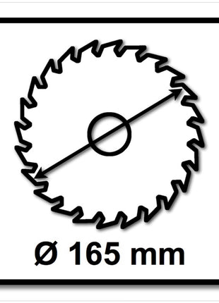 Makita Kreissägeblatt M Force 165 x 20 x 2 mm 24 Zähne ( A-89632 ) - Toolbrothers