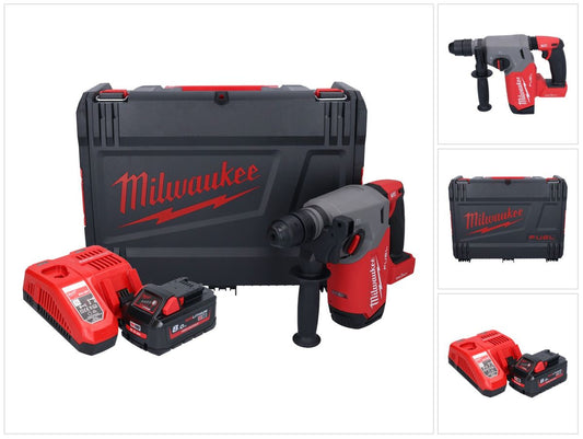 Milwaukee M18 ONEFHX-801X Akku Kombihammer 18 V 2,5 J SDS-Plus Brushless + 1x Akku 8,0 Ah + Ladegerät + HD-Box