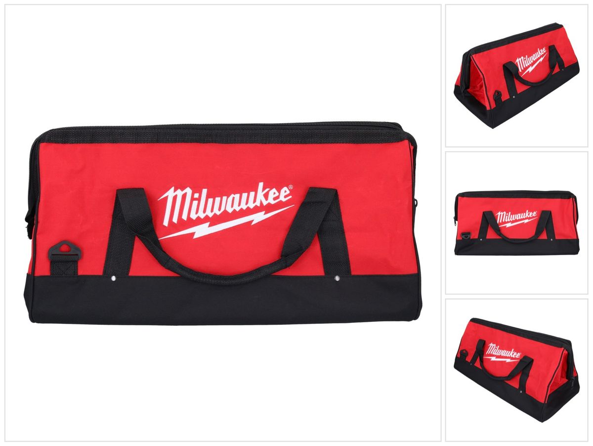 Sac à outils Milwaukee 560 x 270 x 270 mm avec bandoulière rouge / noir