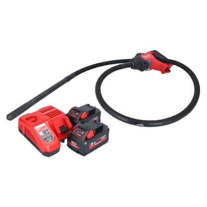 Vibrateur à béton sur batterie Milwaukee M18 FCVN24-552 18 V 2,4 m sans balais + 2x batterie 5,5 Ah + chargeur