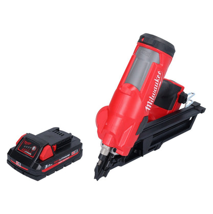 Cloueur à batterie Milwaukee M18 FFN-301 18 V 50 - 90 mm sans balais + 1x batterie 3,0 Ah - sans chargeur