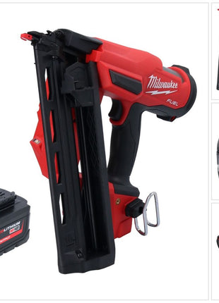 Cloueur à batterie Milwaukee M18 FN16GA-551 18 V 32 - 64 mm sans balais + 1x batterie 5,5 Ah - sans chargeur