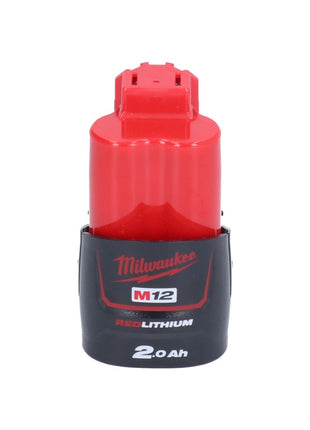 Dégrossisseur de pneu à batterie Milwaukee M12 FTB-201 12 V 7/16" Hex Brushless + 1x batterie 2,0 Ah - sans chargeur