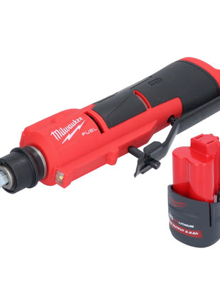 Dégrossisseur de pneus sur batterie Milwaukee M12 FTB-251 12 V 7/16" Hex Brushless + 1x batterie 2,5 Ah - sans chargeur