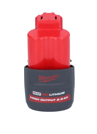 Dégrossisseur de pneus sur batterie Milwaukee M12 FTB-251 12 V 7/16" Hex Brushless + 1x batterie 2,5 Ah - sans chargeur