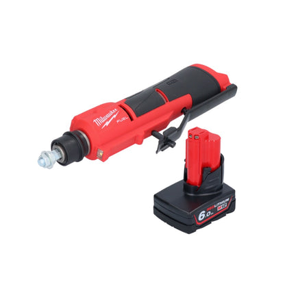 Dégrossisseur de pneu à batterie Milwaukee M12 FTB-601 12 V 7/16" Hex Brushless + 1x batterie 6,0 Ah - sans chargeur