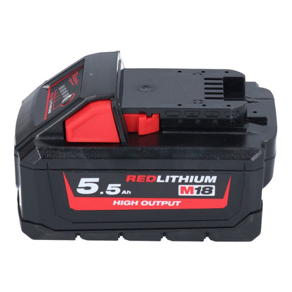 Milwaukee M18 FFN21-551C Akku Nagler 18 V 50 - 90 mm Brushless + 1x Akku 5,5 Ah + Koffer - ohne Ladegerät