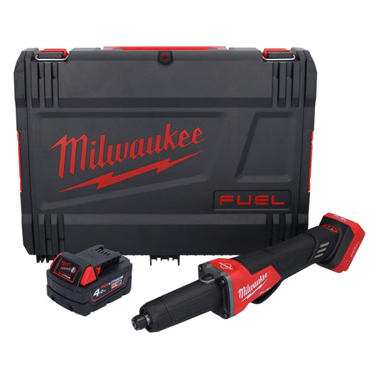 Meuleuse droite à batterie Milwaukee M18 FDGROVPDB-401X 18 V brushless + 1x batterie 4,0 Ah + boîtier HD - sans chargeur