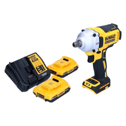 Clé à chocs sans fil DeWalt DCF 892 D2 18 V 812 Nm 1/2" sans balai + 2x batteries 2,0 Ah + chargeur