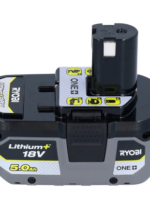 RYOBI RB18L50 Akku 18 V 5,0 Ah / 5000 mAh Li-Ion ( 5133002433 ) mit Ladestandsanzeige