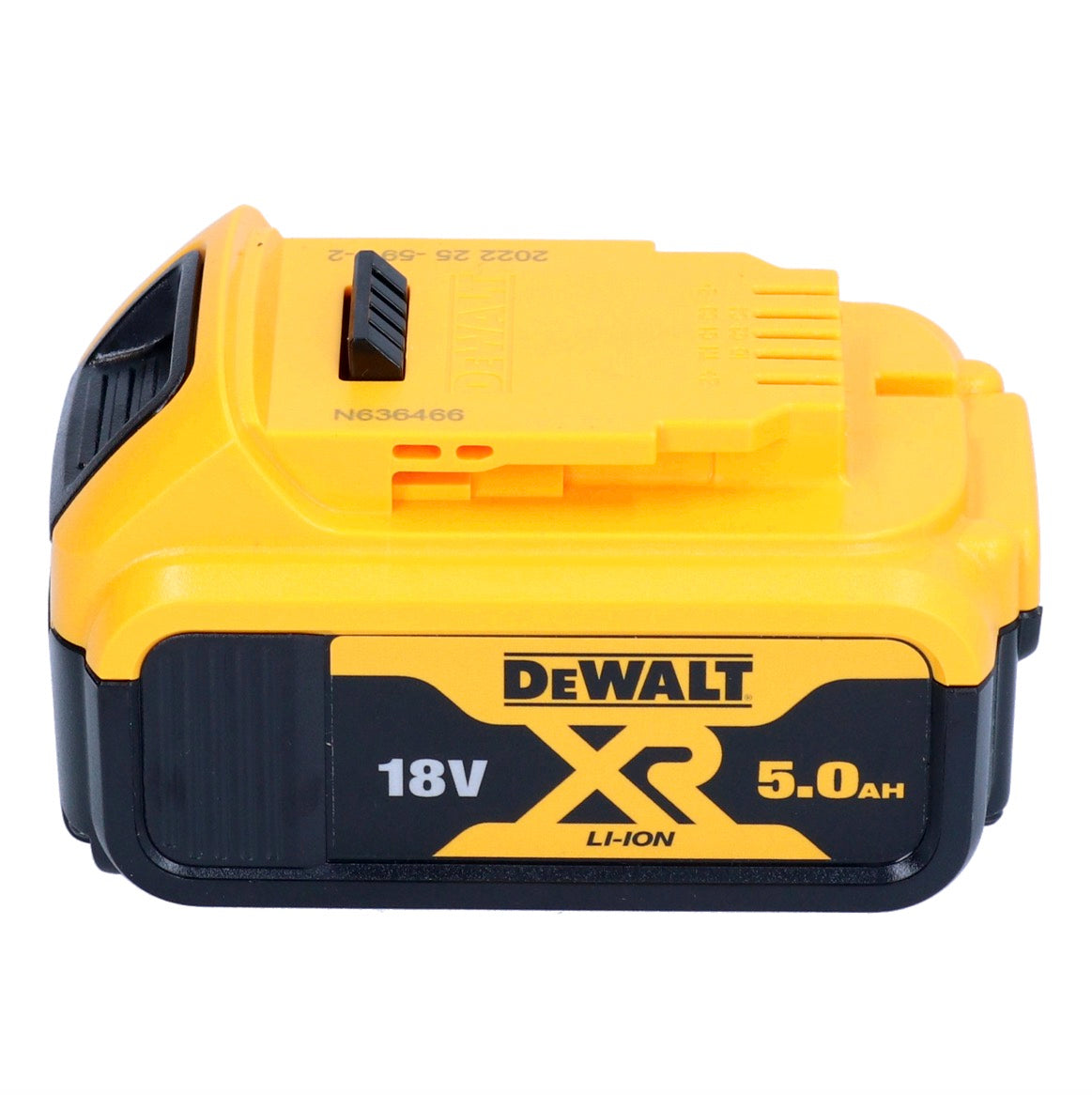 Meuleuse d'angle sur batterie DeWalt DCG 412 N 18 V 125 mm + 2x batteries 5,0 Ah - sans chargeur