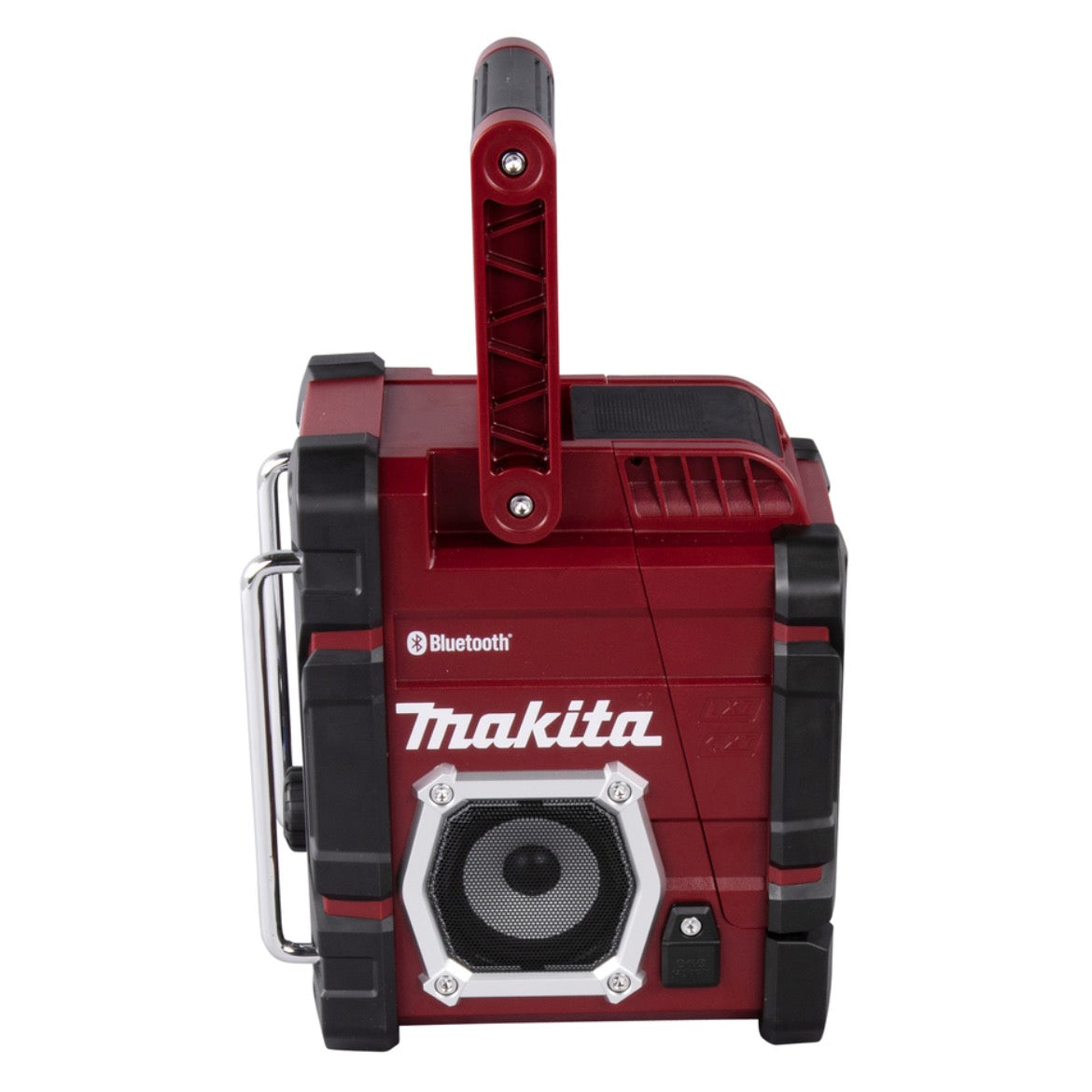 Makita DMR 108 AR Radio de chantier à batterie 7,2 - 18 V AM FM AUX Bluetooth rouge Solo - sans batterie, sans chargeur