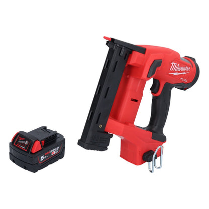 Agrafeuse sur batterie Milwaukee M18 FNCS18GS-501X 18 V 9,5 - 38 mm sans balais + 1x batterie 5,0 Ah + boîtier HD - sans chargeur