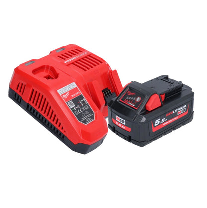 Compacteur à béton à batterie Milwaukee M18 FCVN12-551 18 V 1,2 m sans balais (4933479597) + 1x batterie 5,5 Ah + chargeur