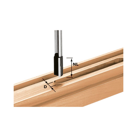 Fraise à rainurer Festool HW S8 D24/20 24 x 20 x 60 x 8 mm (490974) pour défonceuse OF 900, OF 1000, OF 1010, OF 1010 R, OF 1400, OF 2000, OF 2200