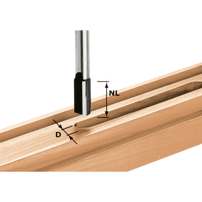 Festool HW S8 D15/20 Nutfräser 15 x 20 x 60 x 8 mm ( 490965 ) für Oberfräse OF 900, OF 1000, OF 1010, OF 1010 R, OF 1400, OF 2000, OF 2200