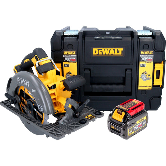 Scie circulaire sans fil DeWalt DCS 579 NT 54 V FlexVolt 190 mm sans balai + 1x batterie 6,0 Ah + TSTAK - sans chargeur