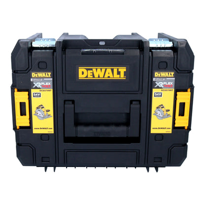 Scie circulaire manuelle à batterie DeWalt DCS 579 T1T 54 V FlexVolt 190 mm sans balais + 1x batterie 6,0 Ah + chargeur + TSTAK