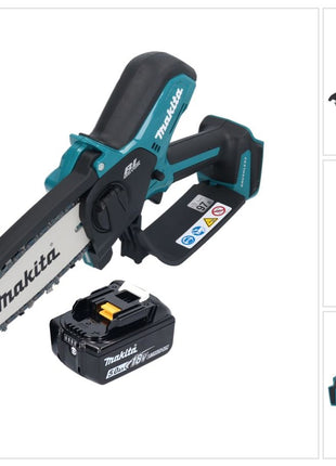 Tronçonneuse à batterie Makita DUC 150 T01 18 V 15 cm sans balais + 1x batterie 5,0 Ah - sans chargeur