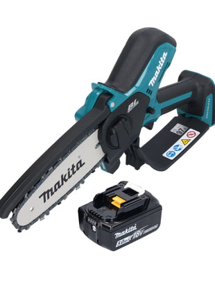 Tronçonneuse à batterie Makita DUC 150 T01 18 V 15 cm sans balais + 1x batterie 5,0 Ah - sans chargeur